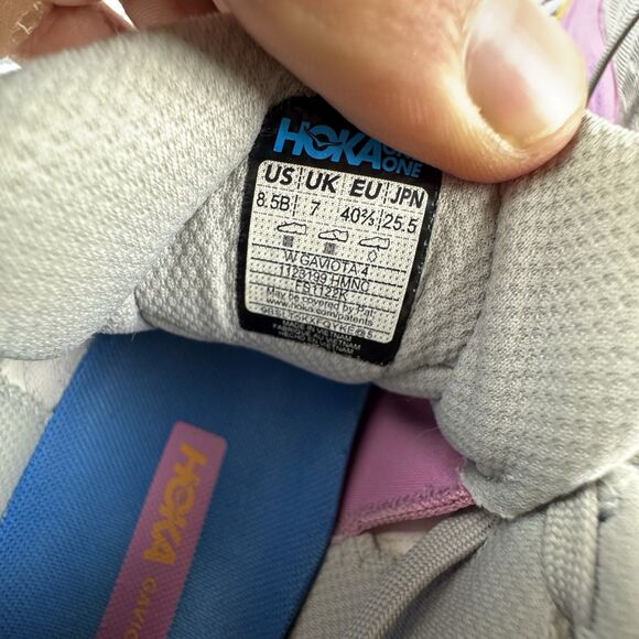 Hoka Gaviota 4 Women 8.5B Gray Running Comfort 1123199 HMNC Athletic Harbor Mist - Picture 7 of 12